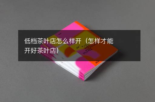 低档茶叶店怎么样开（怎样才能开好茶叶店）