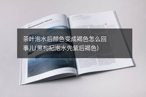 茶叶泡水后颜色变成褐色怎么回事儿(黑枸杞泡水先紫后褐色)